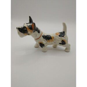 Vintage 1950s Ceramic Terrier Scotty Dog Figurine